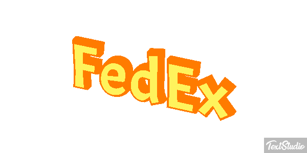FedEx Tekst effect