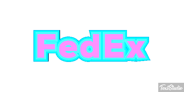 FedEx Tekst effect