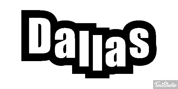 Dallas Efekt tekstowy