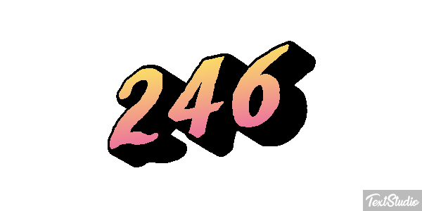 246 Текстовый эффект