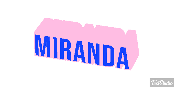 Miranda Efecto de texto