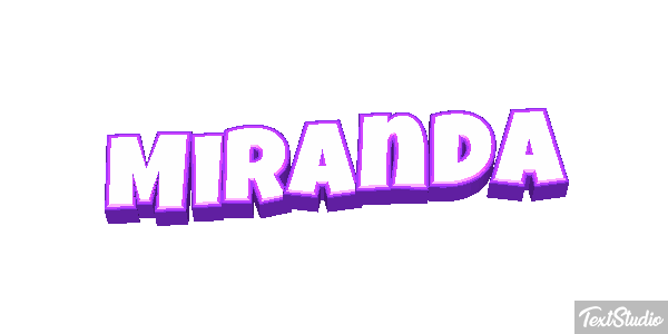 Miranda Efecto de texto