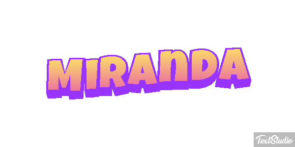 Miranda Efecto de texto