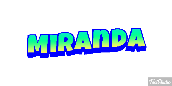 Miranda Efecto de texto