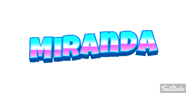 Miranda Efecto de texto