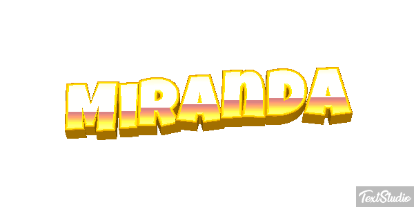 Miranda Efecto de texto