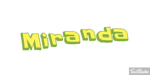 Miranda Efecto de texto