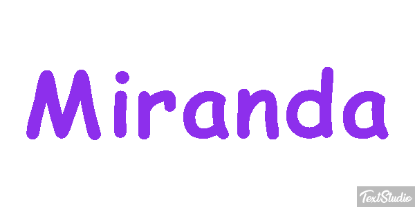 Miranda Efecto de texto