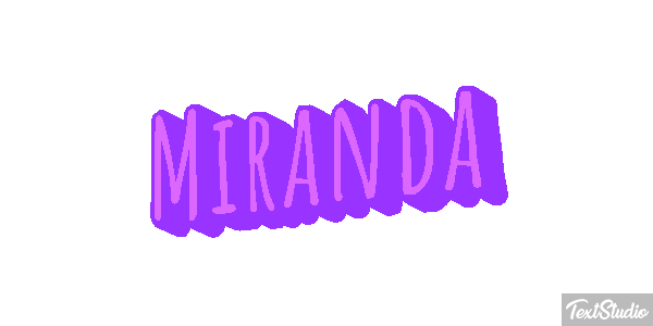 Miranda Efecto de texto