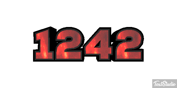 1242 Text effect