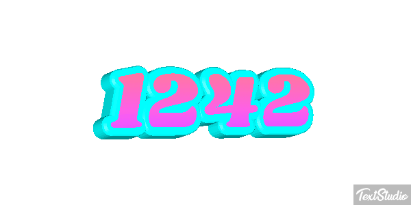 1242 Text effect