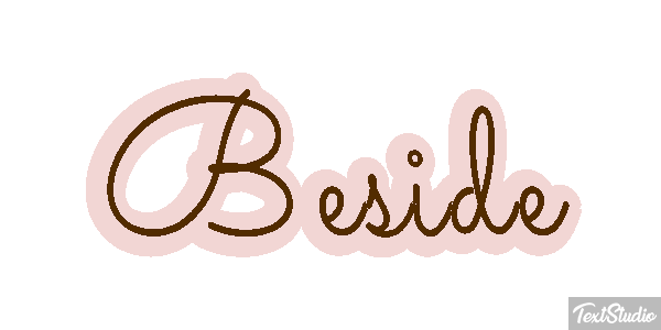 Beside Tekst effect