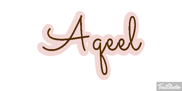 Aqeel Text effect