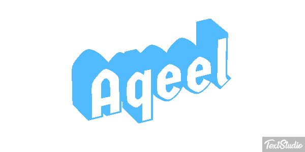Aqeel Text effect