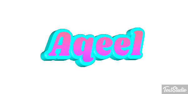 Aqeel Text effect