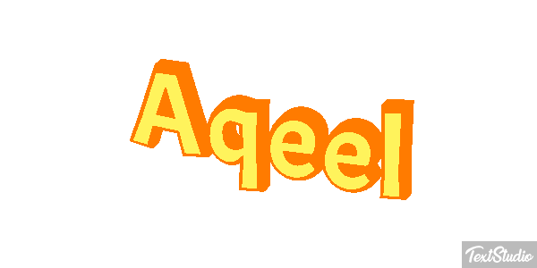 Aqeel Text effect