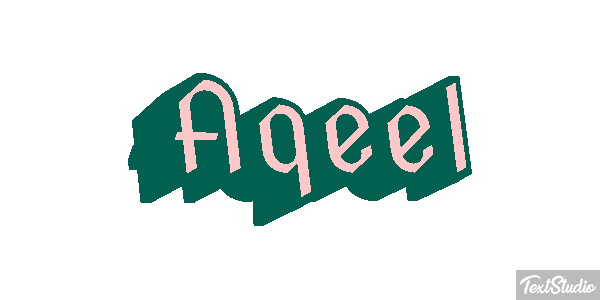 Aqeel Text effect