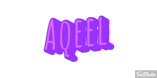 Aqeel Text effect