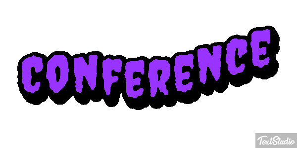 Conference Tekst effect