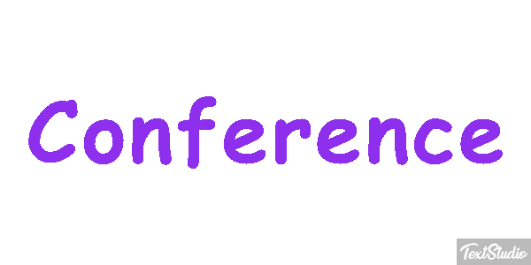 Conference Tekst effect