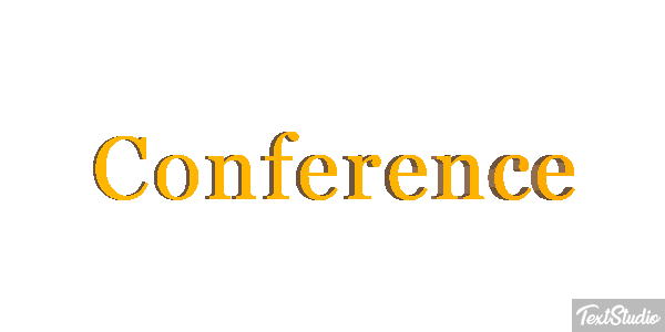 Conference Tekst effect