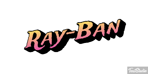 Ray-Ban Effet de texte
