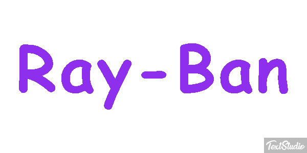 Ray-Ban Effet de texte