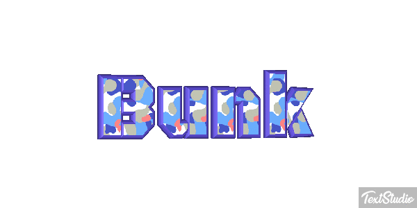Bunk Text effect