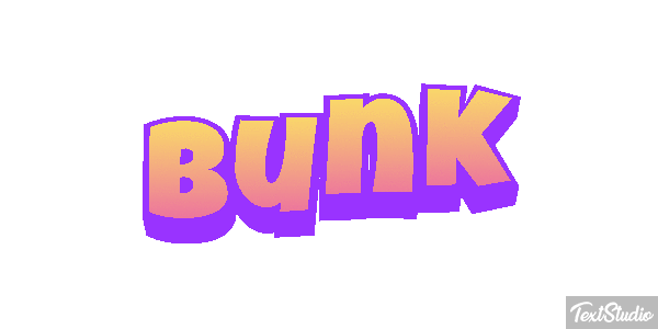Bunk Text effect