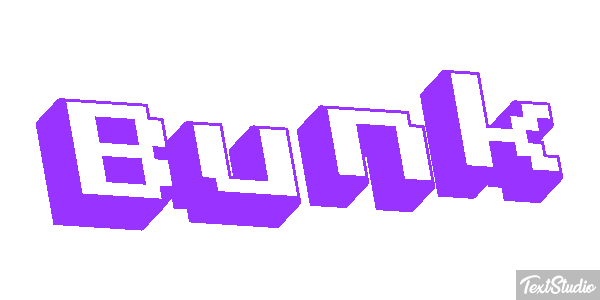 Bunk Text effect