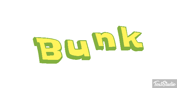 Bunk Text effect