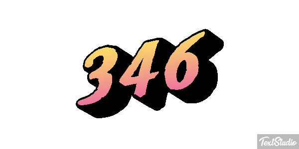 346 Texteffekt