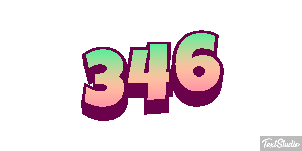 346 Texteffekt