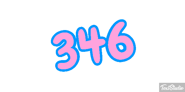 346 Texteffekt