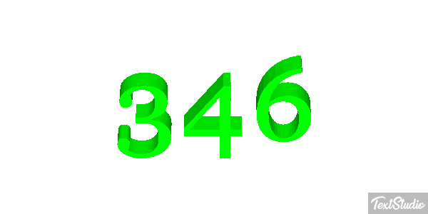 346 Texteffekt