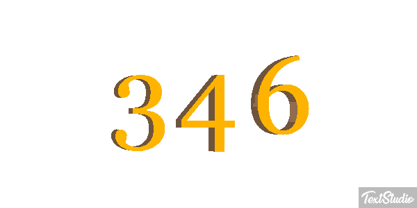 346 Texteffekt
