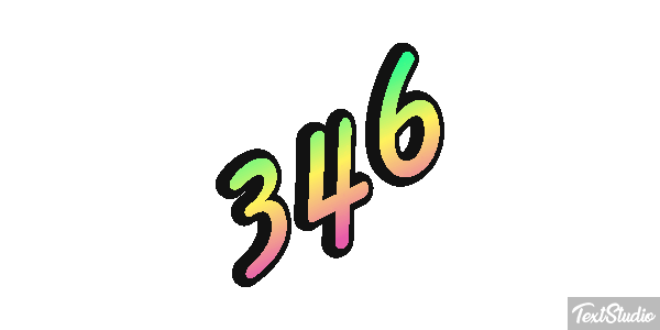 346 Texteffekt