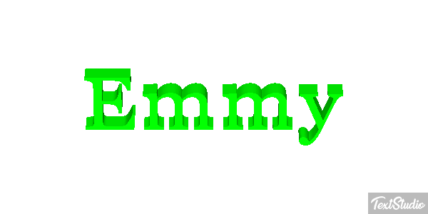 Emmy Efecto de texto
