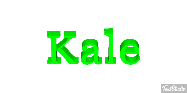 Kale Texteffekt