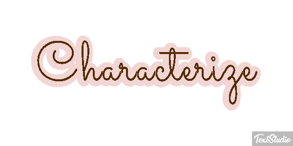 Characterize Text effect