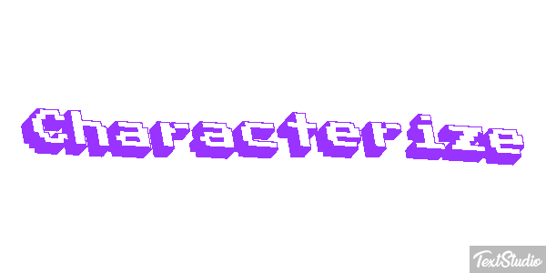 Characterize Text effect