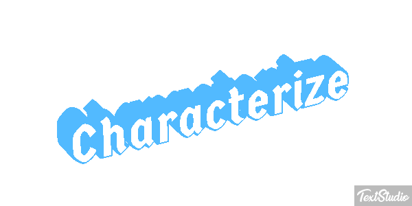 Characterize Text effect