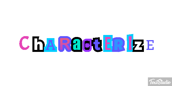 Characterize Text effect