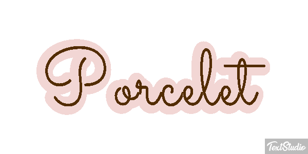 Porcelet Effet de texte