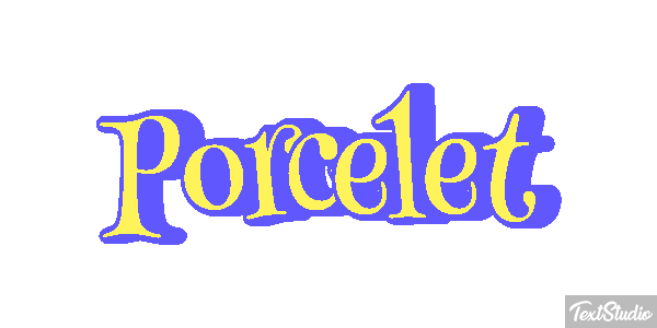 Porcelet Effet de texte