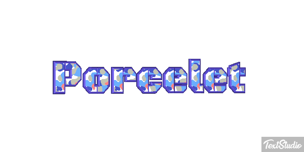 Porcelet Effet de texte