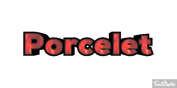Porcelet Effet de texte