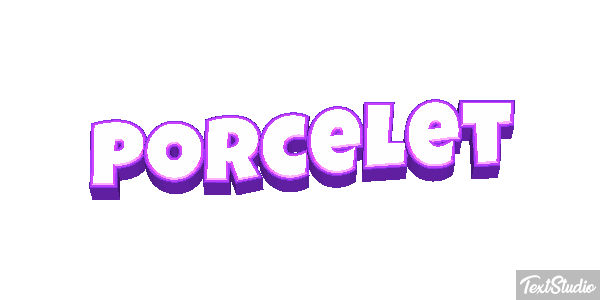 Porcelet Effet de texte