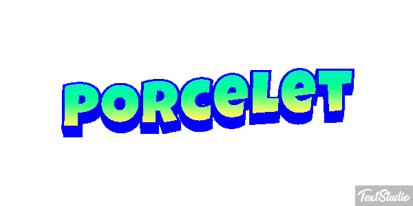 Porcelet Effet de texte