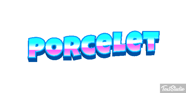 Porcelet Effet de texte